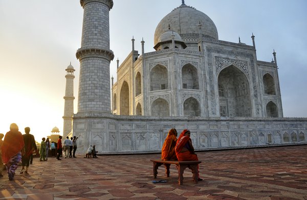 tramonti_taj_mahal | Avventure nel Mondo