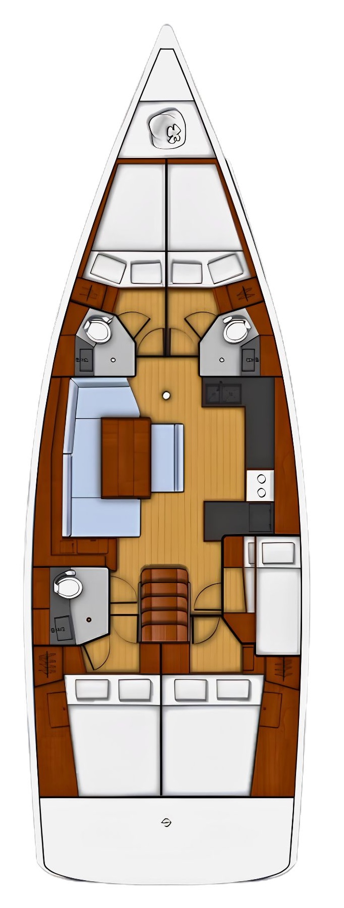 Beneteau Oceanis 48 &mdash; la barca a vela della crociera Avventure nel Mondo nell'Arcipelago Toscano